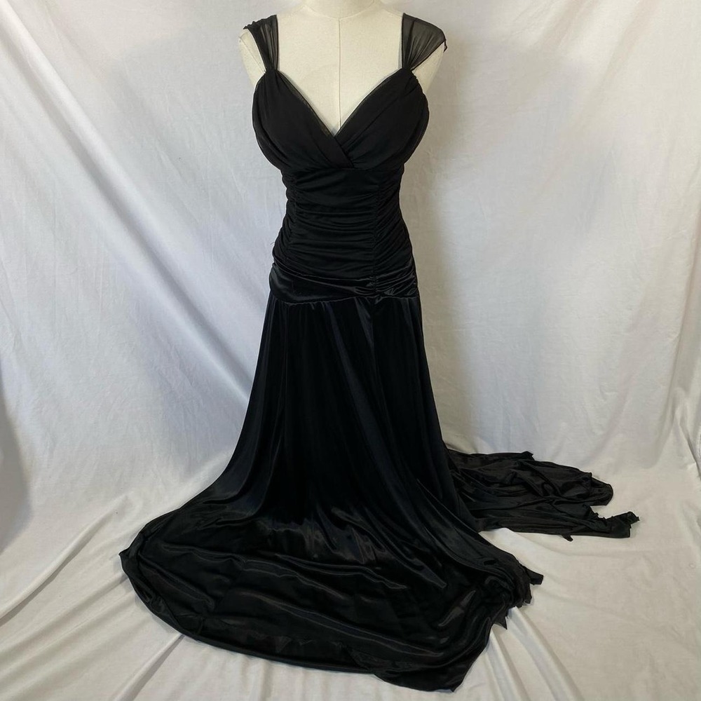 XOXO black maxi dress size large goth grunge whimsigoth